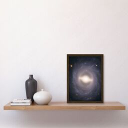Artery8 Hubble Space Telescope Image NGC 1015 Supernova Barred Spiral Galaxy w/ Symmetrical Arms A Black Hole & Star Forming Region Bright Central - thumbnail 2