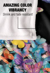 JQ Licensing Royce Mcclure Wildheart Butterflies Silky Touch Super Soft Throw Blanket 152 X 127 cm in White - thumbnail 4