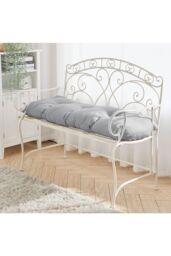 Living and Home 120*40cm Solid Colour Garden Seat Cushion in Grey - thumbnail 6