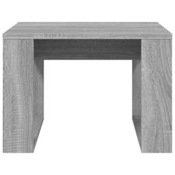 Berkfield Home Side Table Grey Sonoma 50x50x35 cm Engineered Wood - Size: 50 x 50 x 35 cm - thumbnail 5