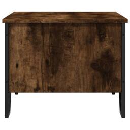 Berkfield Home Coffee Table Smoked Oak 100x51x40 cm Engineered Wood in Brown - Size: 100 x 51 x 40 cm - thumbnail 6