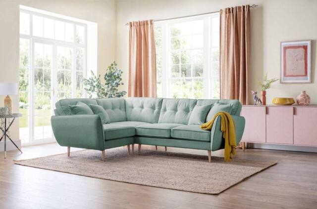 The Great Sofa Company Ailis 1 Corner 2 Faro Aqua - image 1