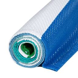 THE RUGS Reversible Weatherproof Outdoor Garden Patio Rug Striped Rainbow 1030 in Blue - Size: 150 cm x 220 cm - thumbnail 5