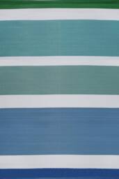 THE RUGS Reversible Weatherproof Outdoor Garden Patio Rug Striped Rainbow 1030 in Blue - Size: 150 cm x 220 cm - thumbnail 2