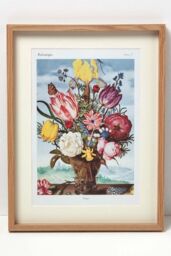 Homescapes Original Wall Decoration Botanical Flowers Set of Decorative Frames in Natural - thumbnail 3