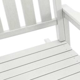 Berkfield Home Garden Rocking Chairs 2 pcs White 70x92x107.5 cm HDPE - thumbnail 9