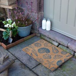 Artsy Mats Shells Doormat (60 x 40cm) in Brown - Size: 40 cm x 60 cm - thumbnail 3