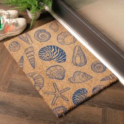 Artsy Mats Shells Doormat (60 x 40cm) in Brown - Size: 40 cm x 60 cm - thumbnail 2