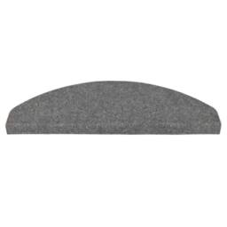 Berkfield Home Stair Mats Self-adhesive 15 pcs 65x22.5x3.5 cm Grey - Size: Medium - thumbnail 4