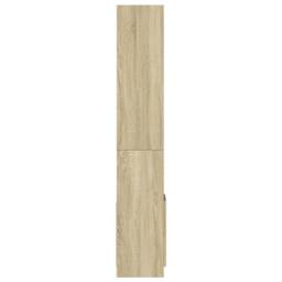 Berkfield Home Highboard¬†Sonoma Oak 92x33x180 cm Engineered Wood in Light Brown - Size: 92 x 33 x 180 cm - thumbnail 6