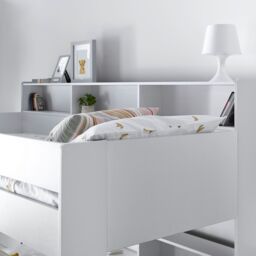 Bedmaster Oliver Triple Sleeper Storage Bunk Bed Without Drawer With Pocket Mattresses in Grey - Size: Small Double - thumbnail 8