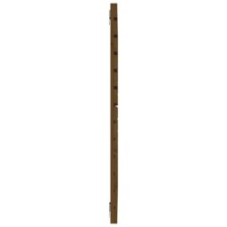 Berkfield Home Wall Headboard Honey Brown 126x3x91.5 cm Solid Wood Pine - thumbnail 5