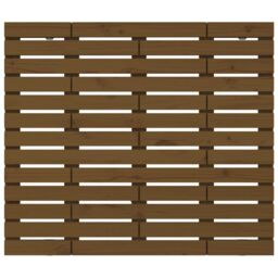 Berkfield Home Wall Headboard Honey Brown 126x3x91.5 cm Solid Wood Pine - thumbnail 4