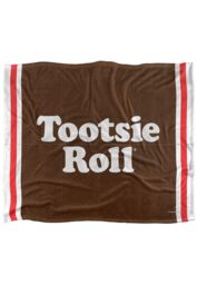 Tootise Roll Tootsie Roll Wrapper Silky Touch Super Soft Throw Blanket 152 X 127 cm in White - thumbnail 1