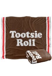 Tootise Roll Tootsie Roll Wrapper Silky Touch Super Soft Throw Blanket 152 X 127 cm in White - thumbnail 2