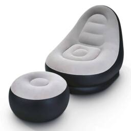 Havendro Inflatable Deluxe Lounger Ottoman Gaming Chair Seat - thumbnail 1