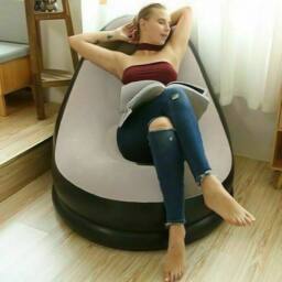 Havendro Inflatable Deluxe Lounger Ottoman Gaming Chair Seat - thumbnail 3