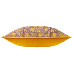 Paoletti Chedworth 100% Cotton Floral Cushion - Size: 50 cm x 50 cm - thumbnail 3