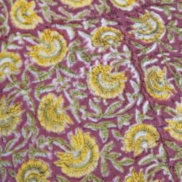 Paoletti Chedworth 100% Cotton Floral Cushion - Size: 50 cm x 50 cm - thumbnail 4