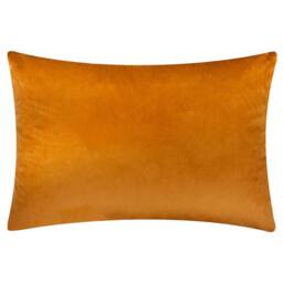 Furn Metro Abstract Velvet Rectangular Cushion in Orange - Size: 40 cm x 60 cm - thumbnail 2