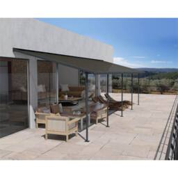 Palram Patio Cover Sierra 3X9.15 Clear - L924 x W299 x H305 - Grey - thumbnail 2
