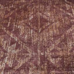 Kukoon Burgundy Trellis Soft Chenille Washable Living Room Area Rug - Size: 120 cm x 170 cm - thumbnail 7
