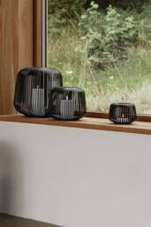 Blomus Lito Lantern Candle Holder Small - Black - thumbnail 4