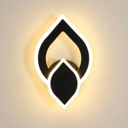 Pheashine Sleek Acrylic LED Wall Light 3000K 16W Black - thumbnail 1