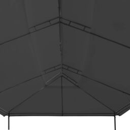 Berkfield Home Gazebo 600x298x270 cm Anthracite in Black - Size: 600 x 298 x 270 cm - thumbnail 4