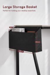 Home Discount Vida Designs Brooklyn Small Computer Desk Storage Office Study Gaming Table in Grey - thumbnail 4