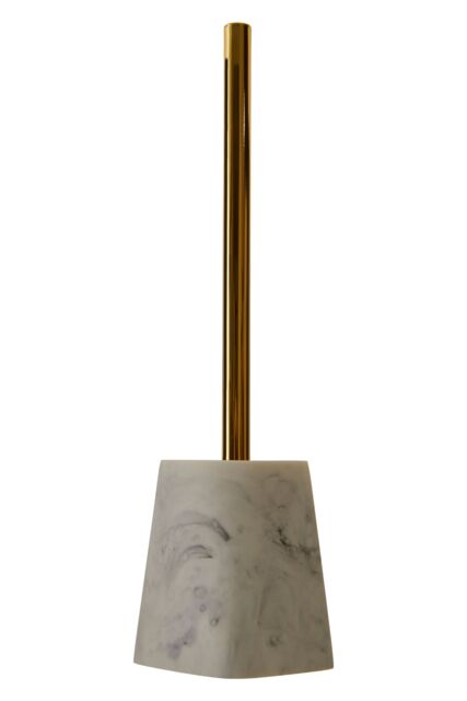 Orsina Riviera Toilet Brush, Durable Polyresin in White - image 1