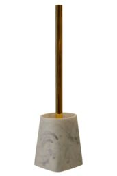 Orsina Riviera Toilet Brush, Durable Polyresin in White - thumbnail 4