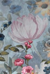 Appletree 'Dawbury' Luxe Velvet Filled Cushion in Teal - Size: 43 cm x 43 cm - thumbnail 3