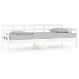 Berkfield Home Day Bed White Solid Wood Pine 80x200 cm - thumbnail 2