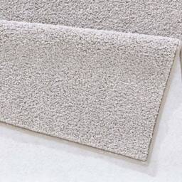 THE RUGS Velours Pure Modern Plain Velour Rug Synthetic Short Pile in White - Size: 80 cm x 150 cm - thumbnail 2