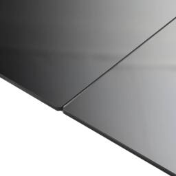 Berkfield Home Garden Table Black 190x90x74 cm Aluminium & Glass - Size: 190 x 90 x 74 cm - thumbnail 8