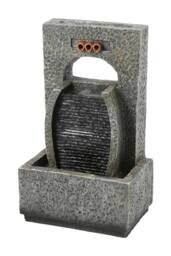 Living and Home Creative Solar-Powered Outdoor Garden Water Fountain Decor in Natural - thumbnail 4