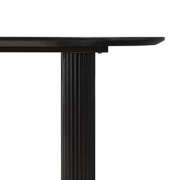 Home Detail Talia Black Oval Japandi Table - thumbnail 6