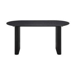Home Detail Talia Black Oval Japandi Table - thumbnail 3