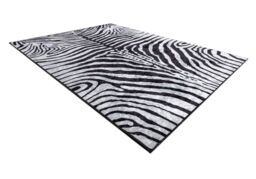RugsX Miro Rug in Black - Size: 80 cm x 150 cm - thumbnail 4