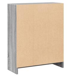 Berkfield Home Decorative Bookshelf Grey Sonoma 60x24x74.5 cm Engineered Wood - thumbnail 7
