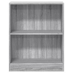 Berkfield Home Decorative Bookshelf Grey Sonoma 60x24x74.5 cm Engineered Wood - thumbnail 5