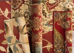 Livabliss Riley-Modern Beige Green Brown Graphic Living Dining Bedroom Rug in Dark Red - Size: 60 cm x 100 cm - thumbnail 7