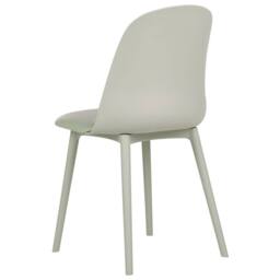 Wyld and Coco Set of 2 Light Green Padded Dining Chairs - thumbnail 6