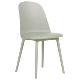 Wyld and Coco Set of 2 Light Green Padded Dining Chairs - thumbnail 3