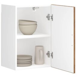 Berkfield Home Kitchen Wall Cabinet¬†Porto Old Wood Engineered Wood in Brown - thumbnail 1