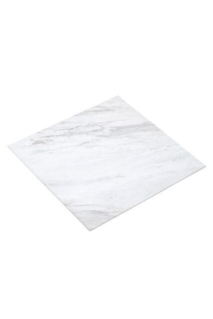 Living and Home 24Pcs Square Self Adhesive Stone Effect Floor Tiles in Off-White - image 1
