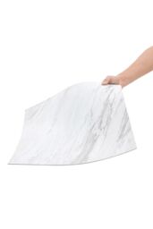Living and Home 24Pcs Square Self Adhesive Stone Effect Floor Tiles in Off-White - thumbnail 5