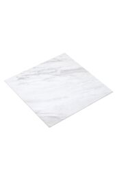 Living and Home 24Pcs Square Self Adhesive Stone Effect Floor Tiles in Off-White