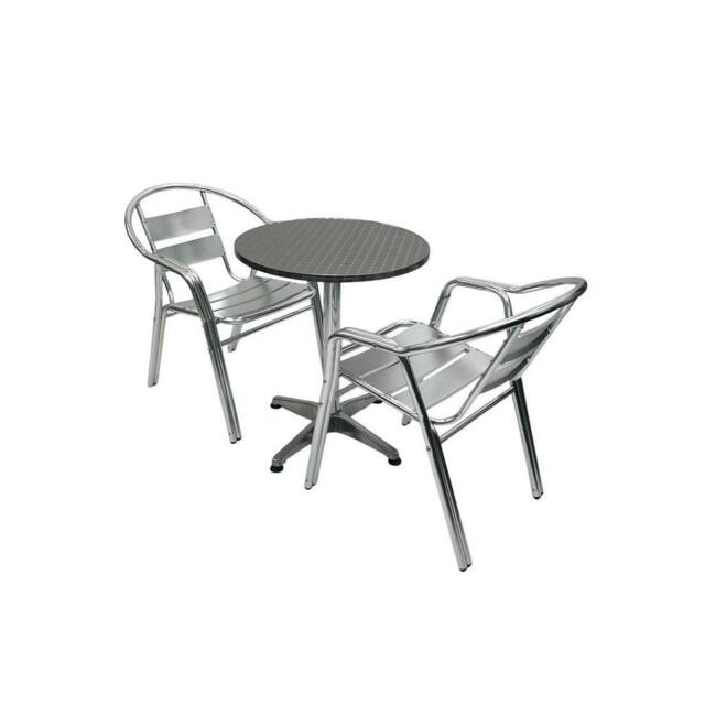 Kelvenix Garden Patio Furniture, Garden Aluminium Furniture Sets in Grey - Size: 0.6m2 - image 1